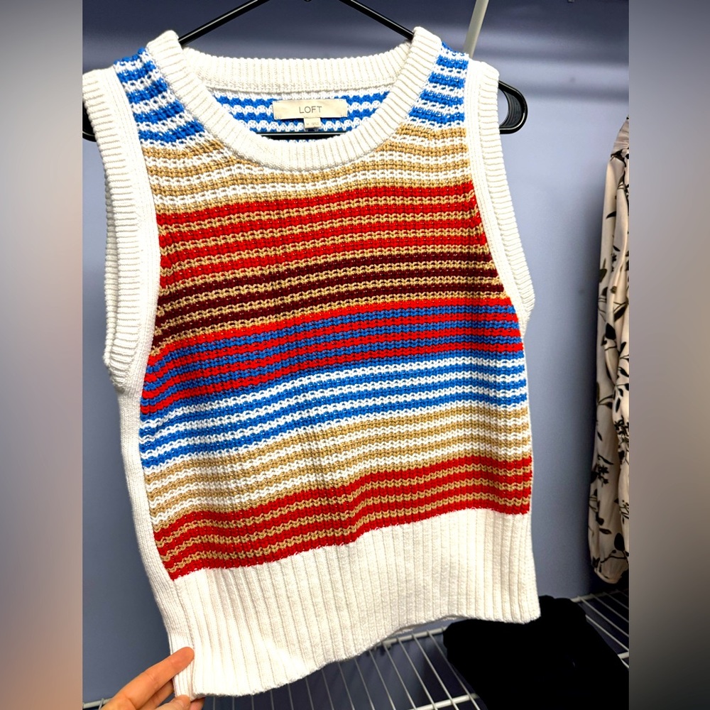 Loft sweater vest
